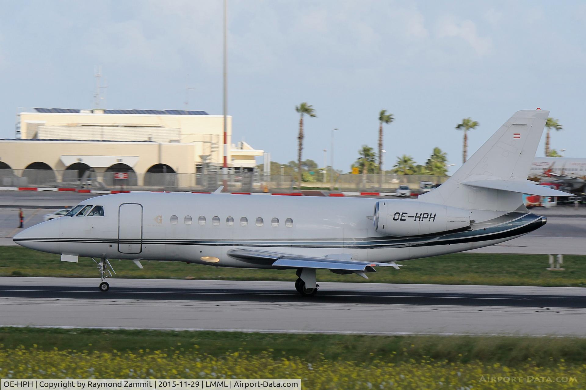 OE-HPH, 2003 Dassault Falcon 2000 C/N 209, Dassault Falcon 2000 OE-HPH Goldeck Flug