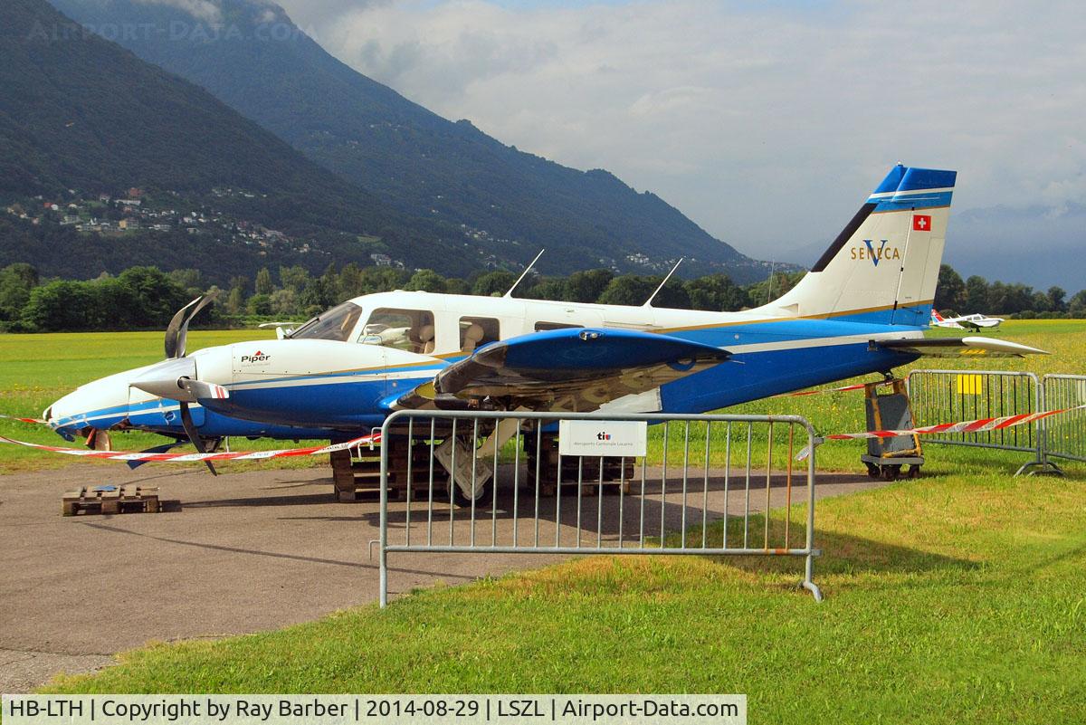 HB-LTH, 1997 Piper PA-34-220T C/N 3449040, Piper PA-34-220T Seneca V [3449040] Locarno~HB 29/08/2014. Cancelled after crashing in a forced landing after take-off 05-06-2014