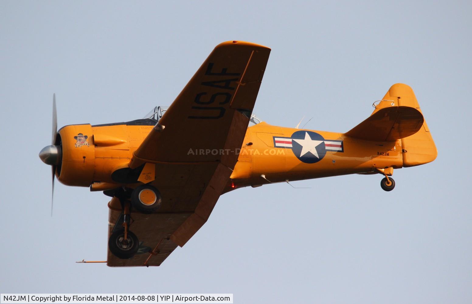 N42JM, North American T-6G Texan C/N 182-735, T-6 Texan