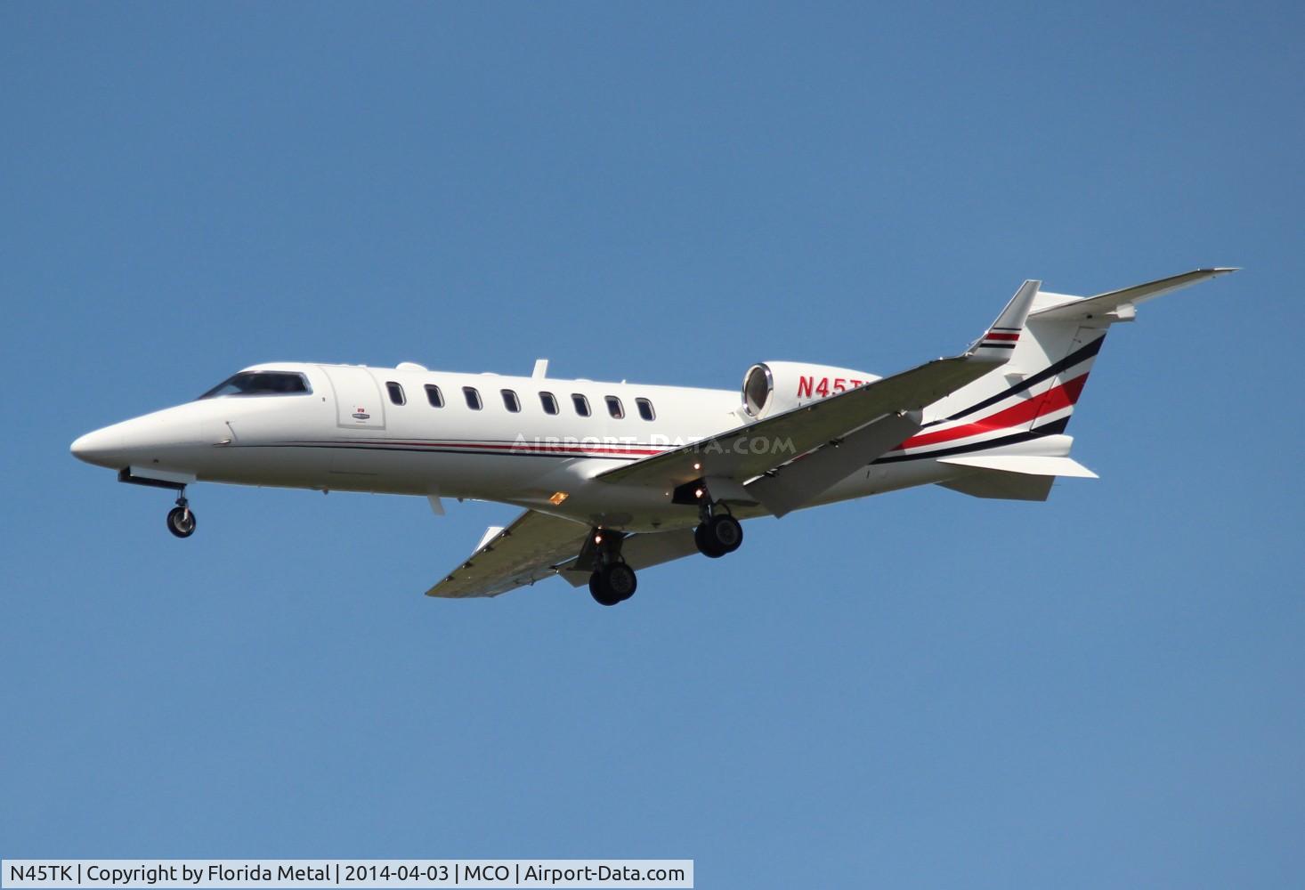 N45TK, 2010 Learjet 45 C/N 411, Lear 45
