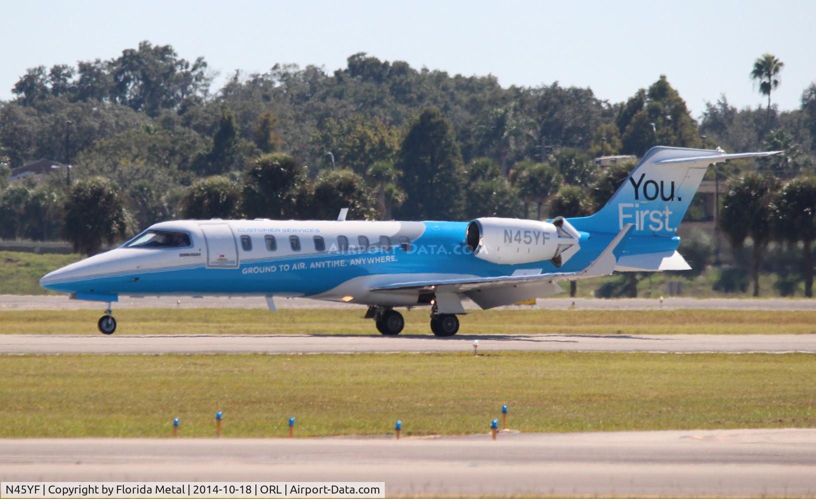 N45YF, 1998 Learjet 45 C/N 006, Bombardier Support
