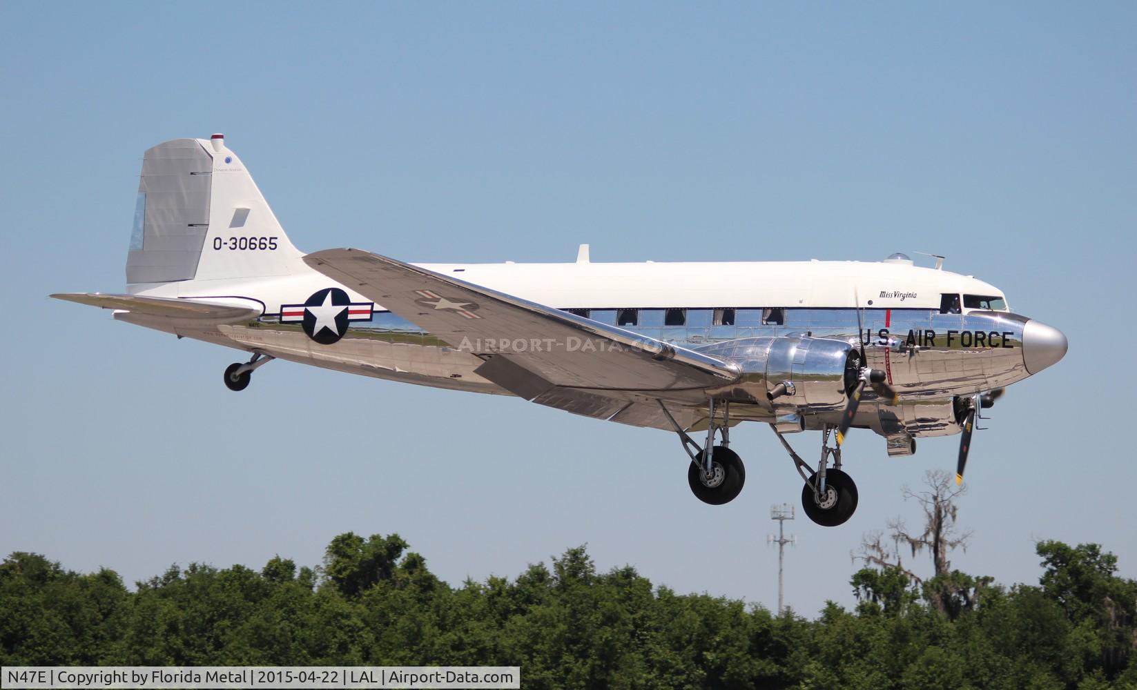 N47E, 1943 Douglas DC-3C (C-47A-60-DL) C/N 13816, C-47 Miss Virginia