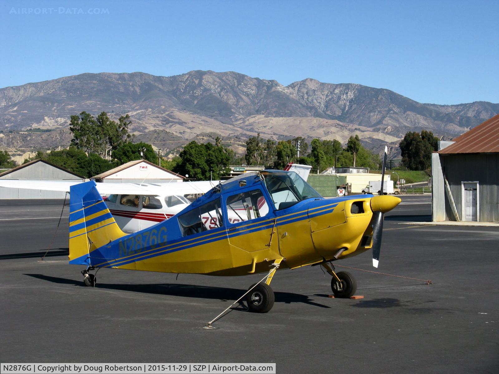 N2876G, 1967 Champion 7ECA Citabria C/N 522-68, 1967 Champion 7ECA CITABRIA, Lycoming O-235 115 Hp