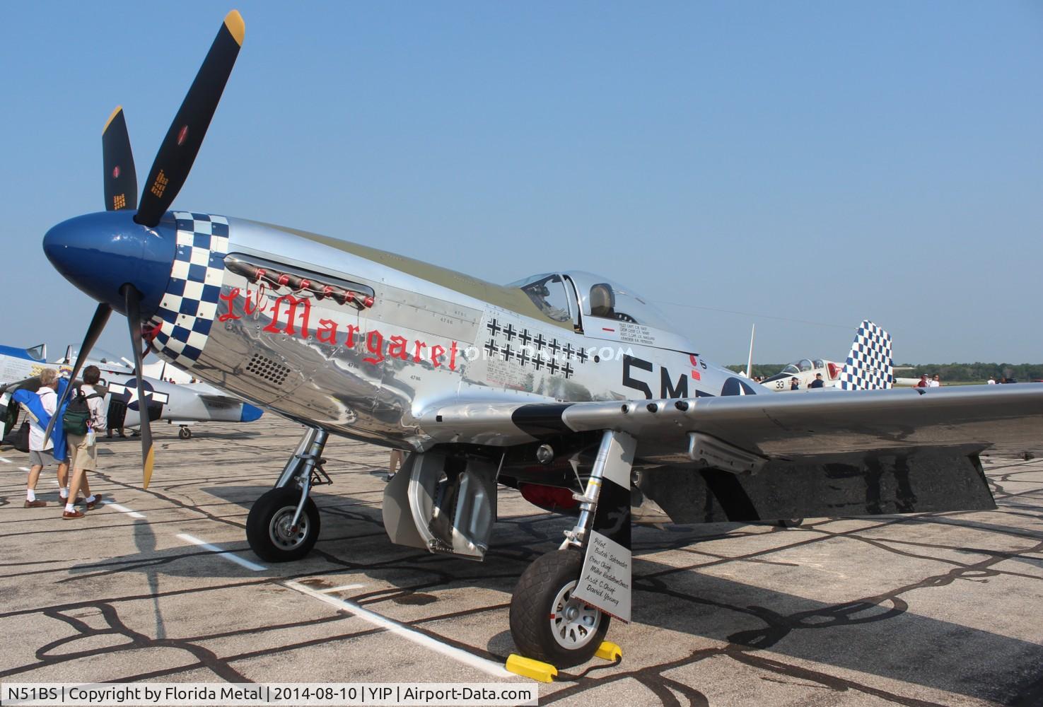 N51BS, 1958 North American P-51D Mustang C/N 44-73822, P-51D Lil Margaret