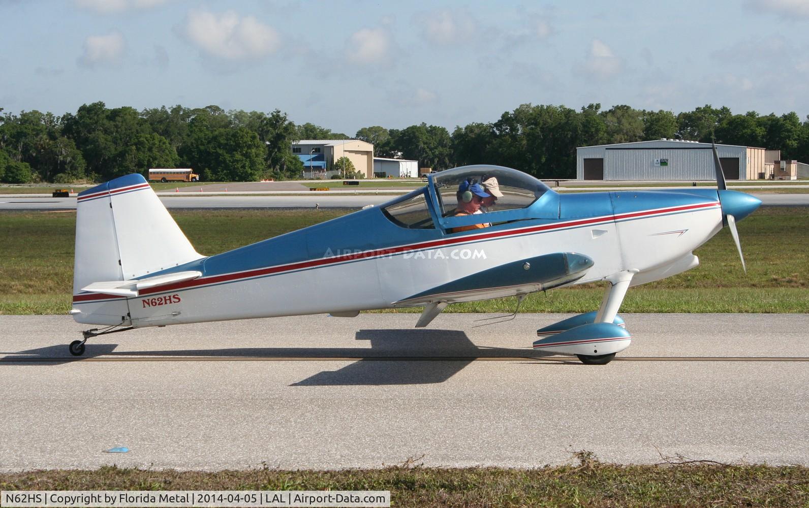 N62HS, 1992 Vans RV-6 C/N 20198, Vans RV-6