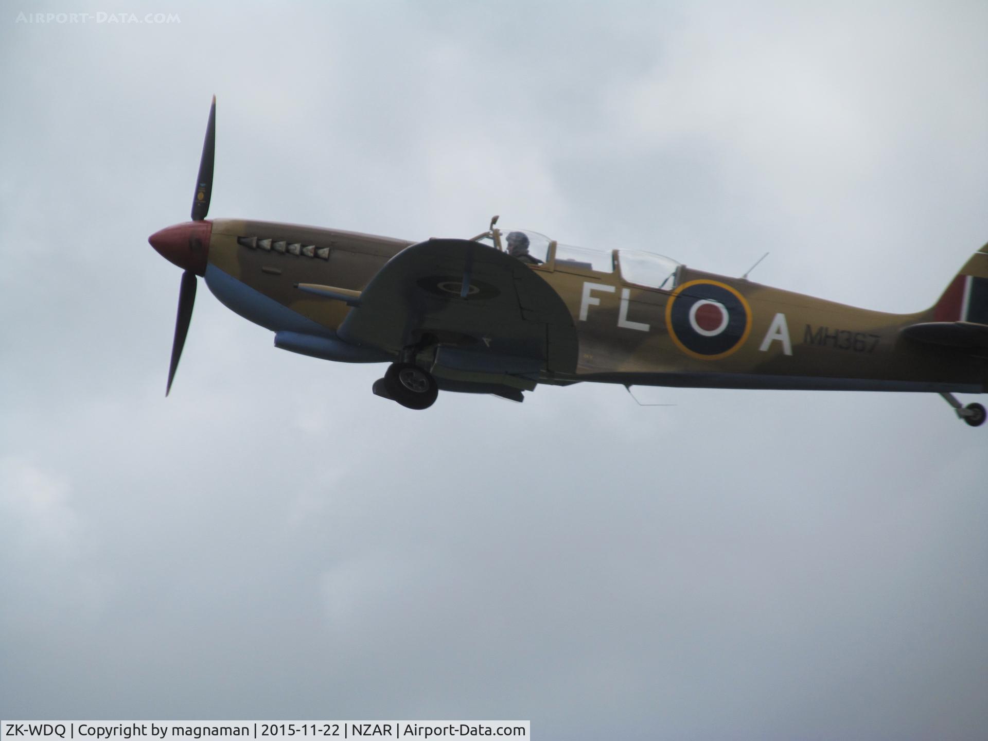 ZK-WDQ, Supermarine 509 Spitfire TR.IX C/N CBAF.5487, nearly got it!! flypast at open day