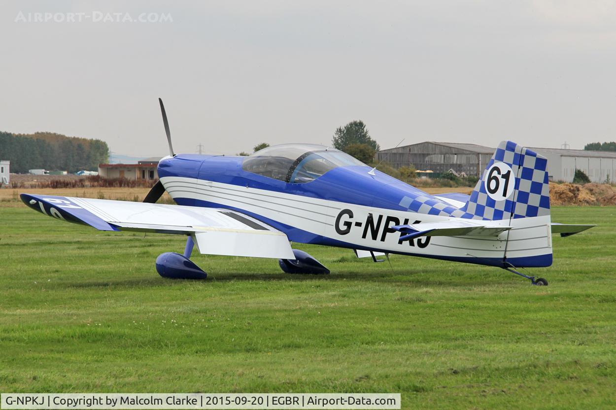 G-NPKJ, 1998 Vans RV-6 C/N PFA 181-13138, Vans RV-6 at The Real Aeroplane Club's Helicopter Fly-In, Breighton Airfield, September 20th 2015.