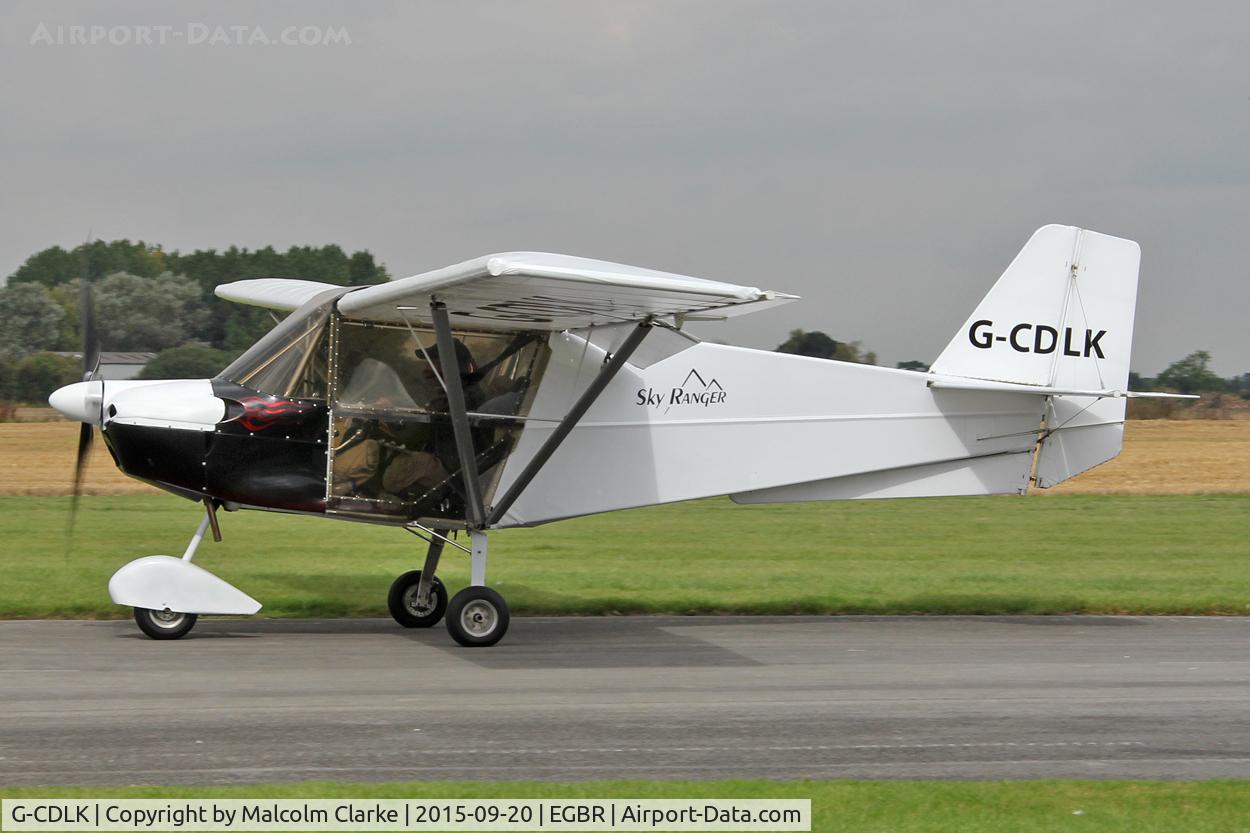 G-CDLK, 2005 Best Off Skyranger Swift 912S(1) C/N BMAA/HB/452, Best Off Skyranger Swift 912S(1) at The Real Aeroplane Club's Helicopter Fly-In, Breighton Airfield, September 20th 2015.