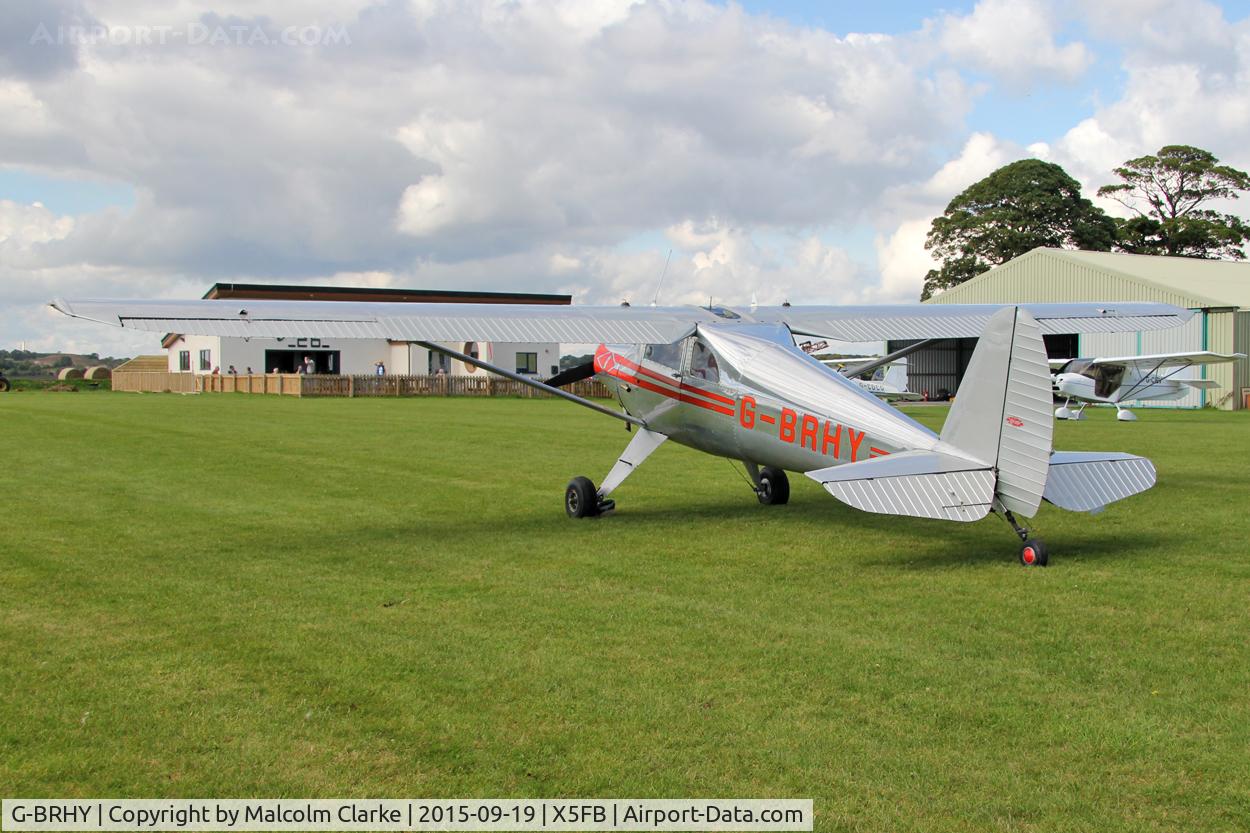 G-BRHY, 1947 Luscombe 8E Silvaire C/N 5138, Luscombe 8E Silvaire at Fishburn Airfield, September 19th 2015.