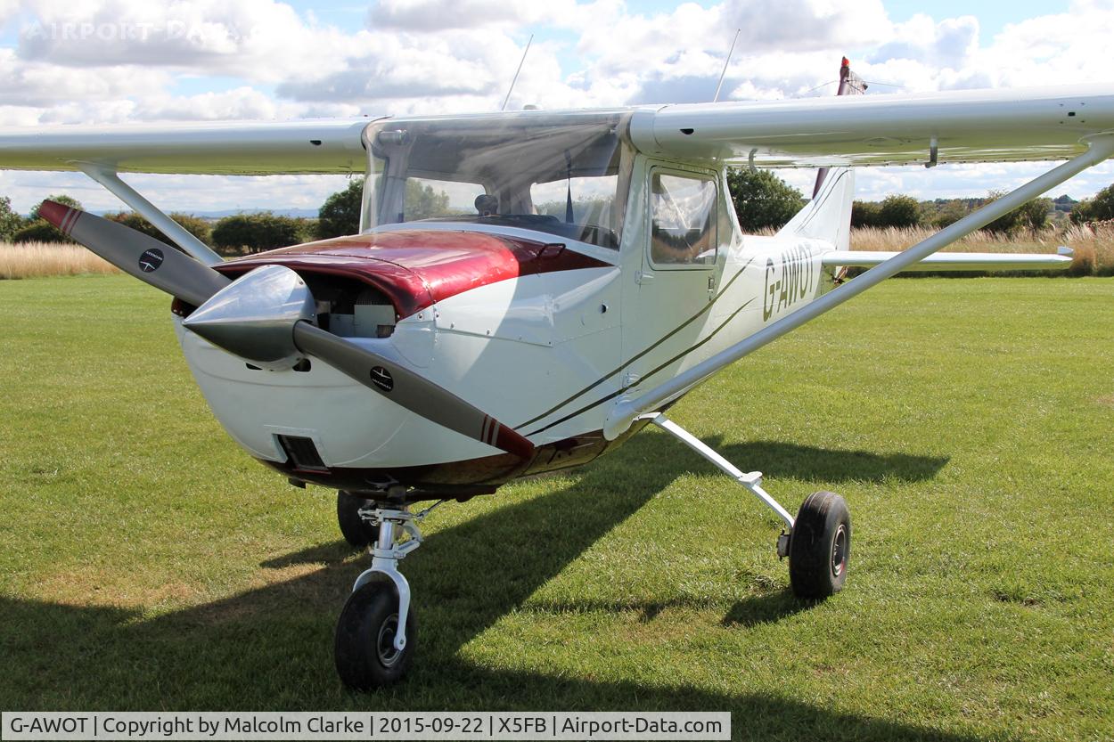 G-AWOT, 1968 Reims Cessna F150H C/N 0389, Reims F150H, a Fishburn Airfield resident, September 22nd 2015.