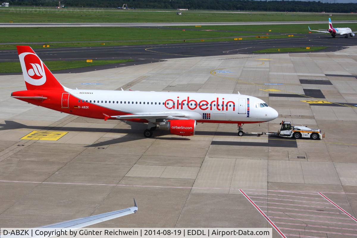 D-ABZK, 2007 Airbus A320-216 C/N 3213, Pushed back