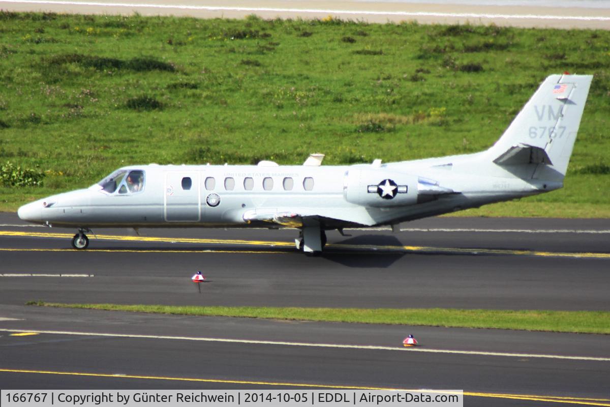 166767, 2005 Cessna UC-35D (560) Citation Encore C/N 560-0696, US Marines arriving in Düsseldorf