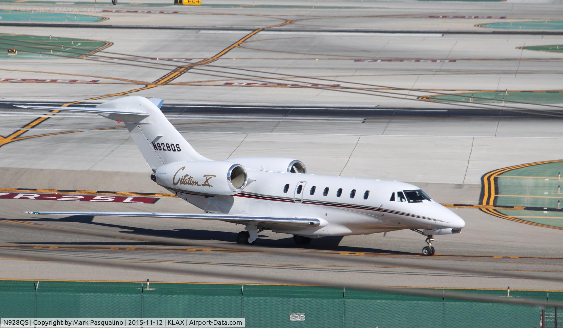 N928QS, 2008 Cessna 750 Citation X Citation X C/N 750-0288, Cessna 750