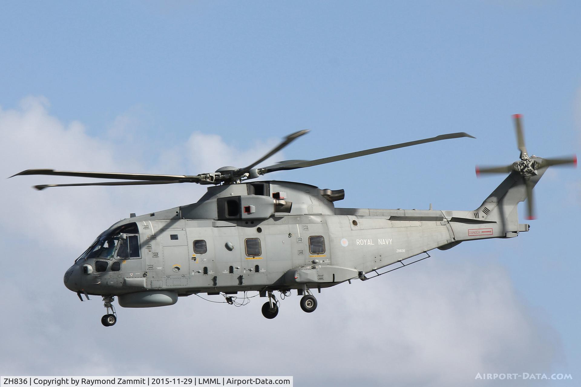 ZH836, 1999 AgustaWestland EH-101 Merlin HM1 (Mk111) C/N 50072/RN16, AgustaWestland EH-101 Merlin ZH836 Royal Navy