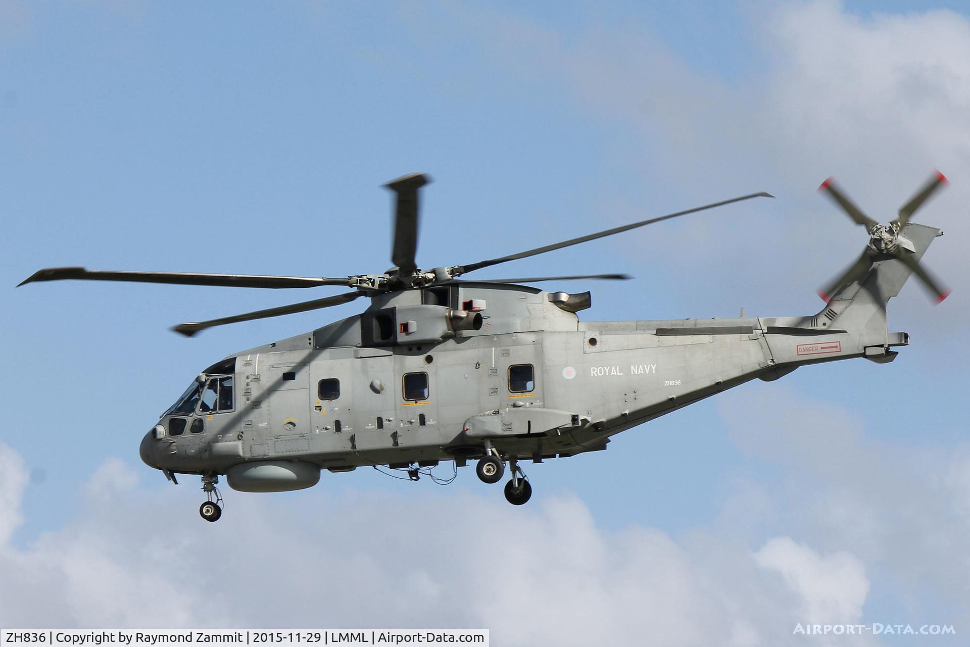 ZH836, 1999 AgustaWestland EH-101 Merlin HM1 (Mk111) C/N 50072/RN16, AgustaWestland EH-101 Merlin ZH836 Royal Navy