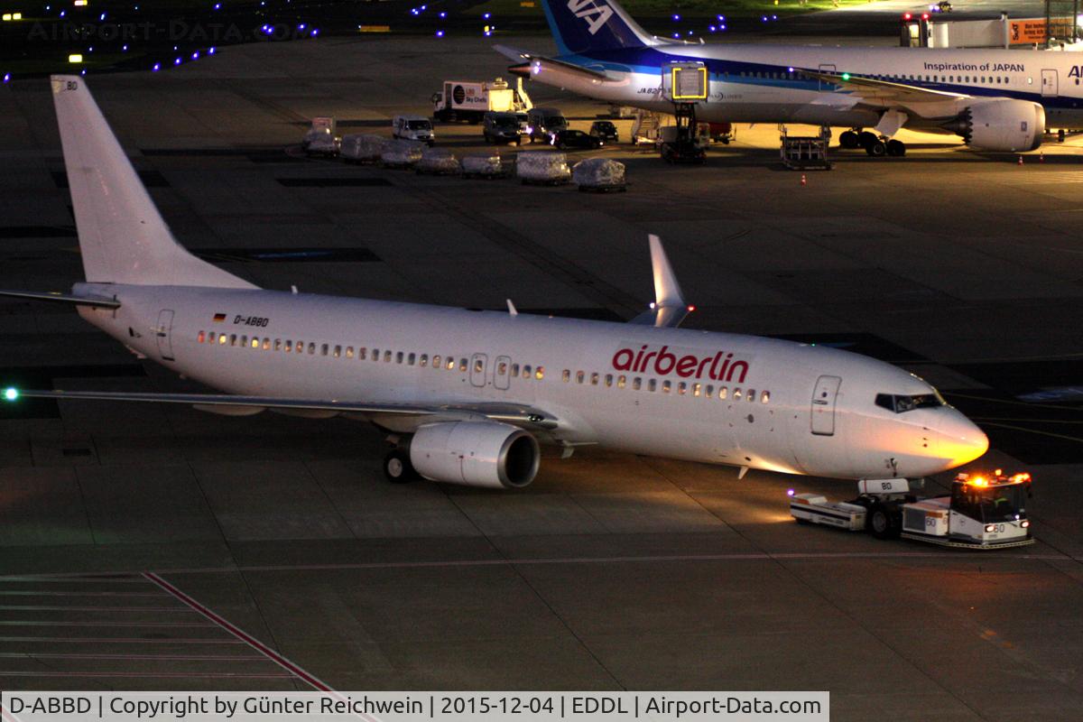 D-ABBD, 2001 Boeing 737-86J C/N 30880, Air Berlin in plain white