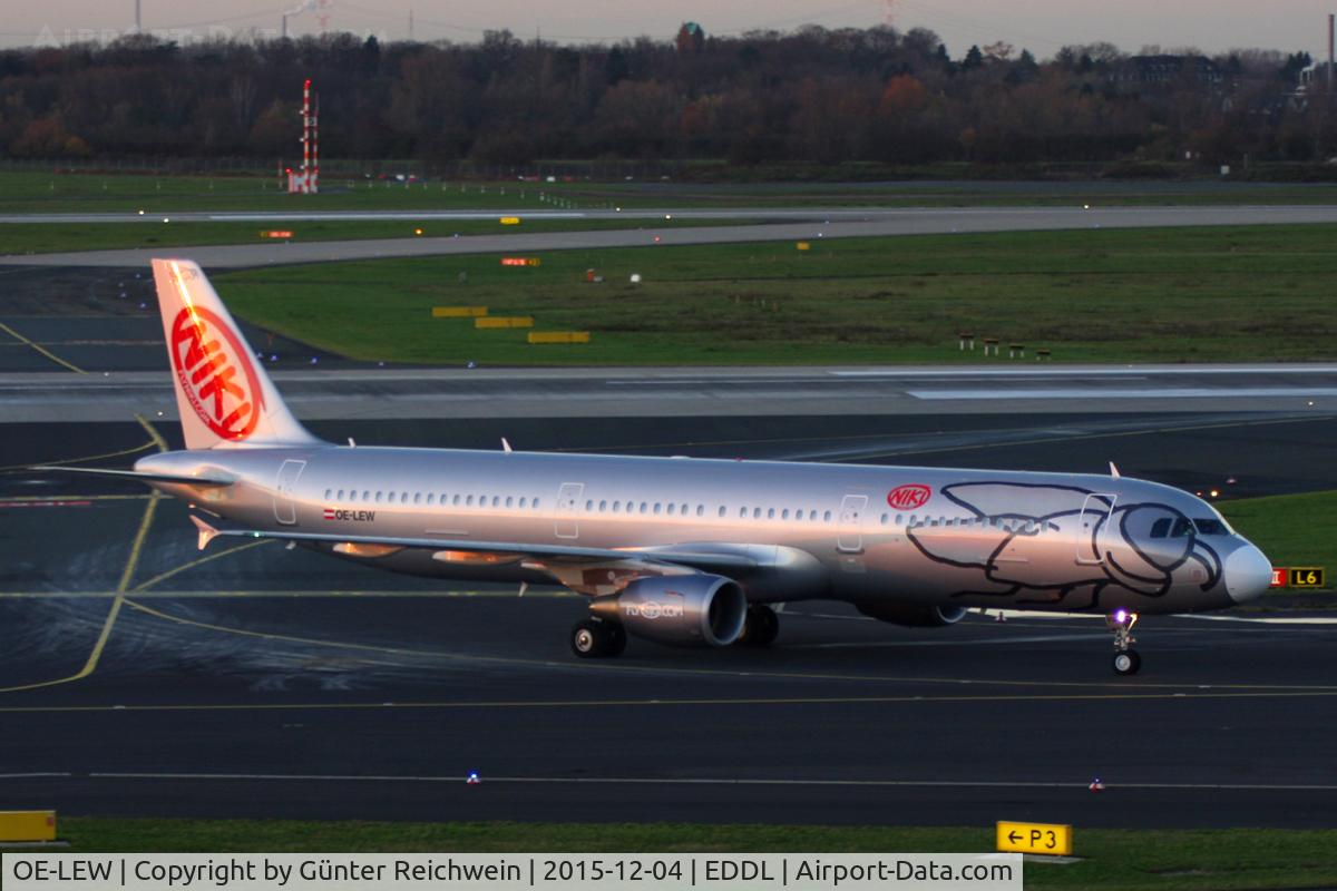 OE-LEW, 2011 Airbus A321-211 C/N 4611, Late afternoon arrival
