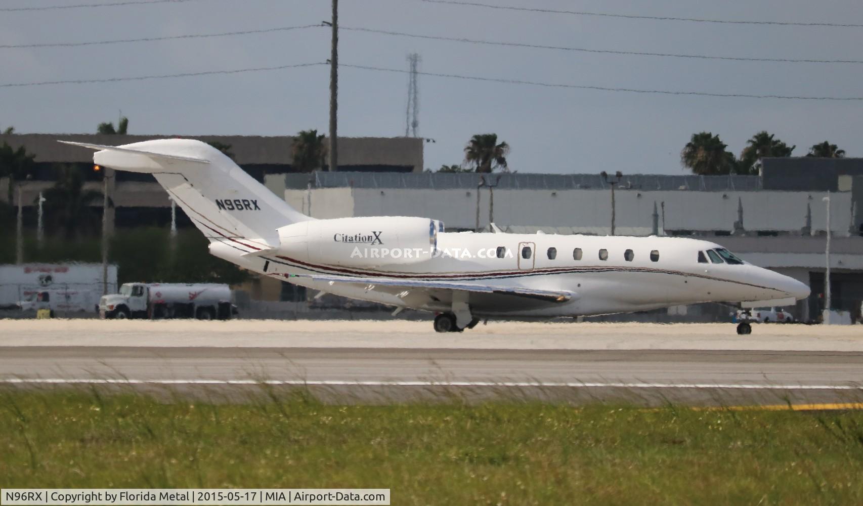 N96RX, 1998 Cessna 750 Citation X Citation X C/N 750-0044, Citation 750