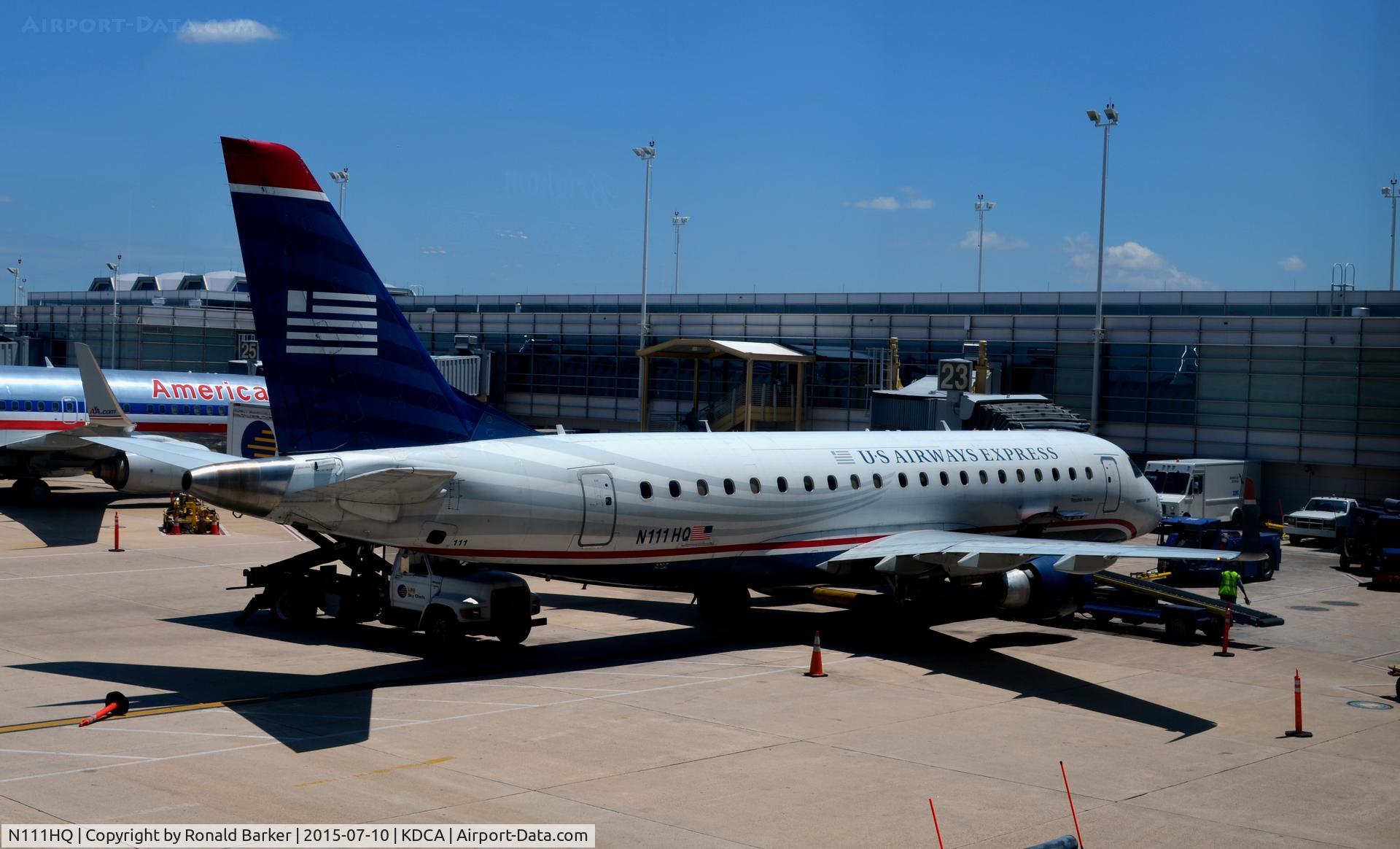 N111HQ, 2007 Embraer 175LR (ERJ-170-200LR) C/N 17000173, Gate 23 National