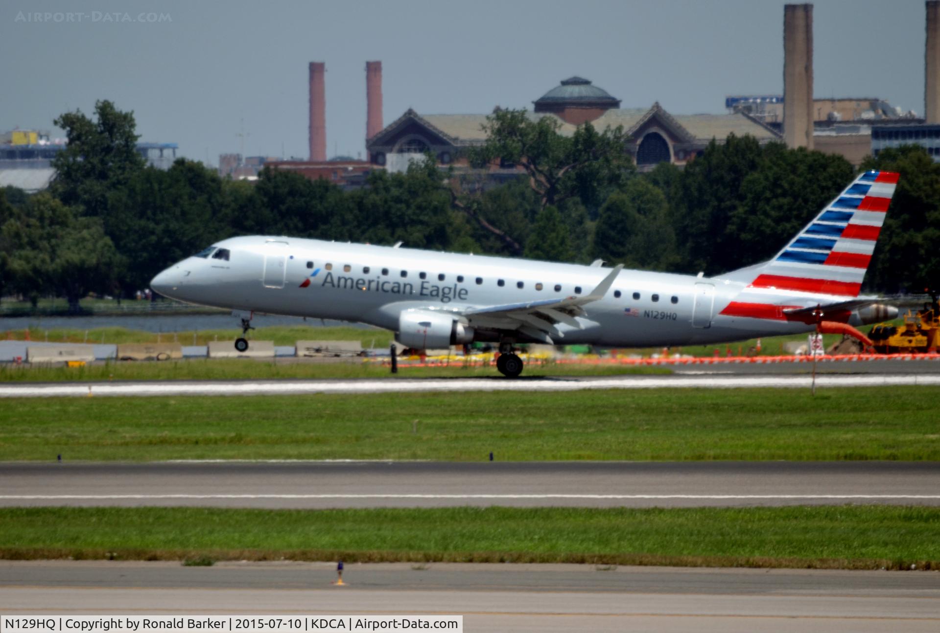 N129HQ, 2008 Embraer 175LR (ERJ-170-200LR) C/N 17000211, Touchdown National
