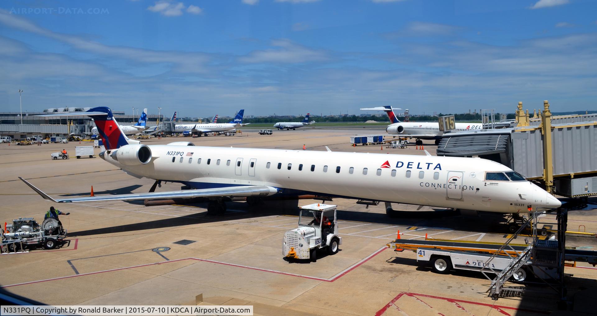 N331PQ, 2014 Bombardier CRJ-900LR (CL-600-2D24) C/N 15331, Gate 15 National
