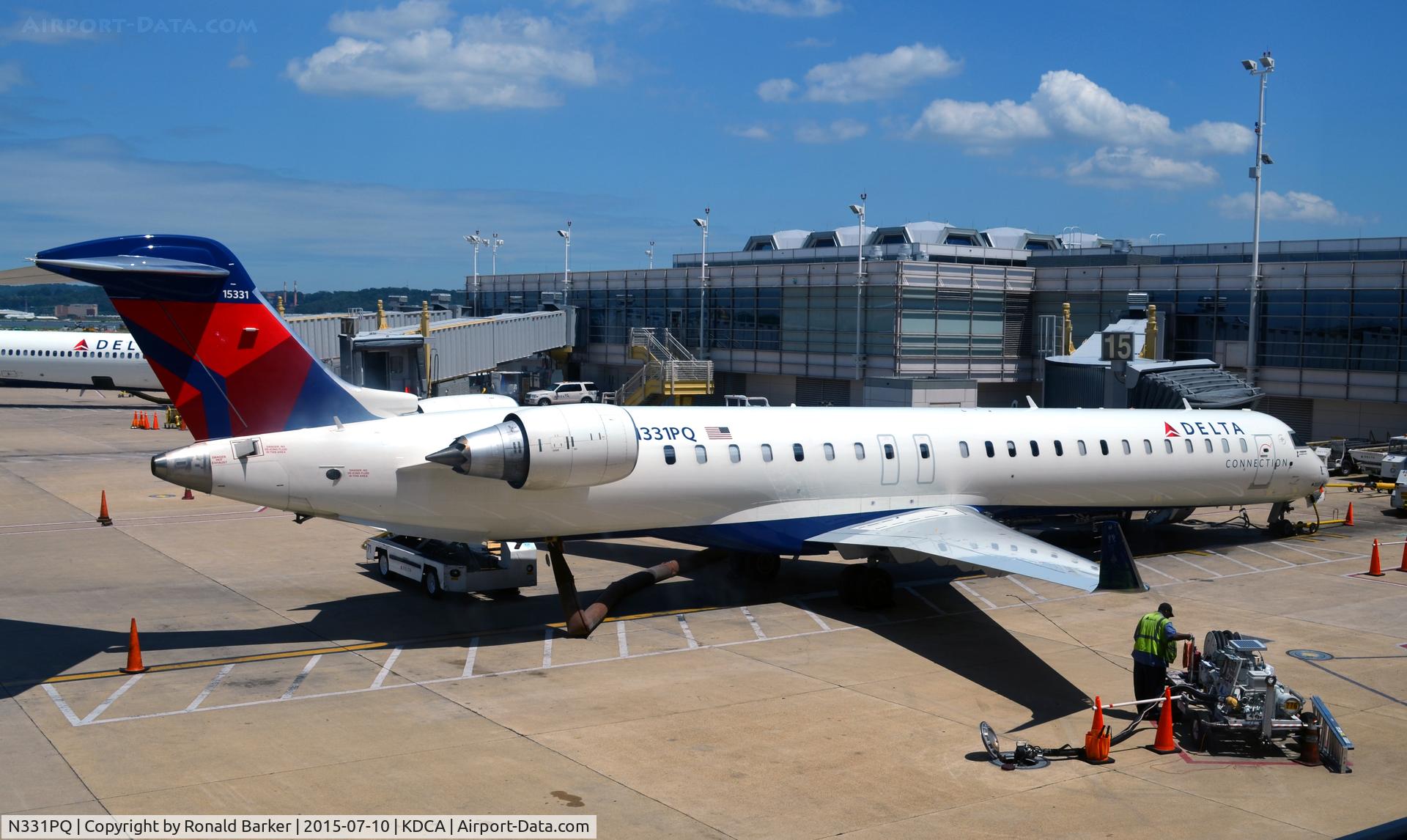 N331PQ, 2014 Bombardier CRJ-900LR (CL-600-2D24) C/N 15331, Gate 15 National