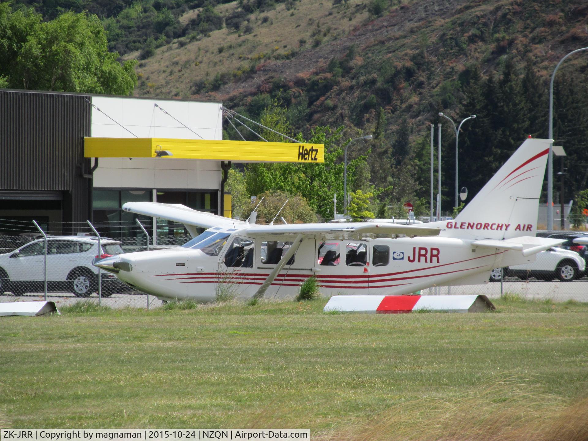 ZK-JRR, 2001 Gippsland GA-8 Airvan C/N GA8-01-006, Viewed from other side of airfield