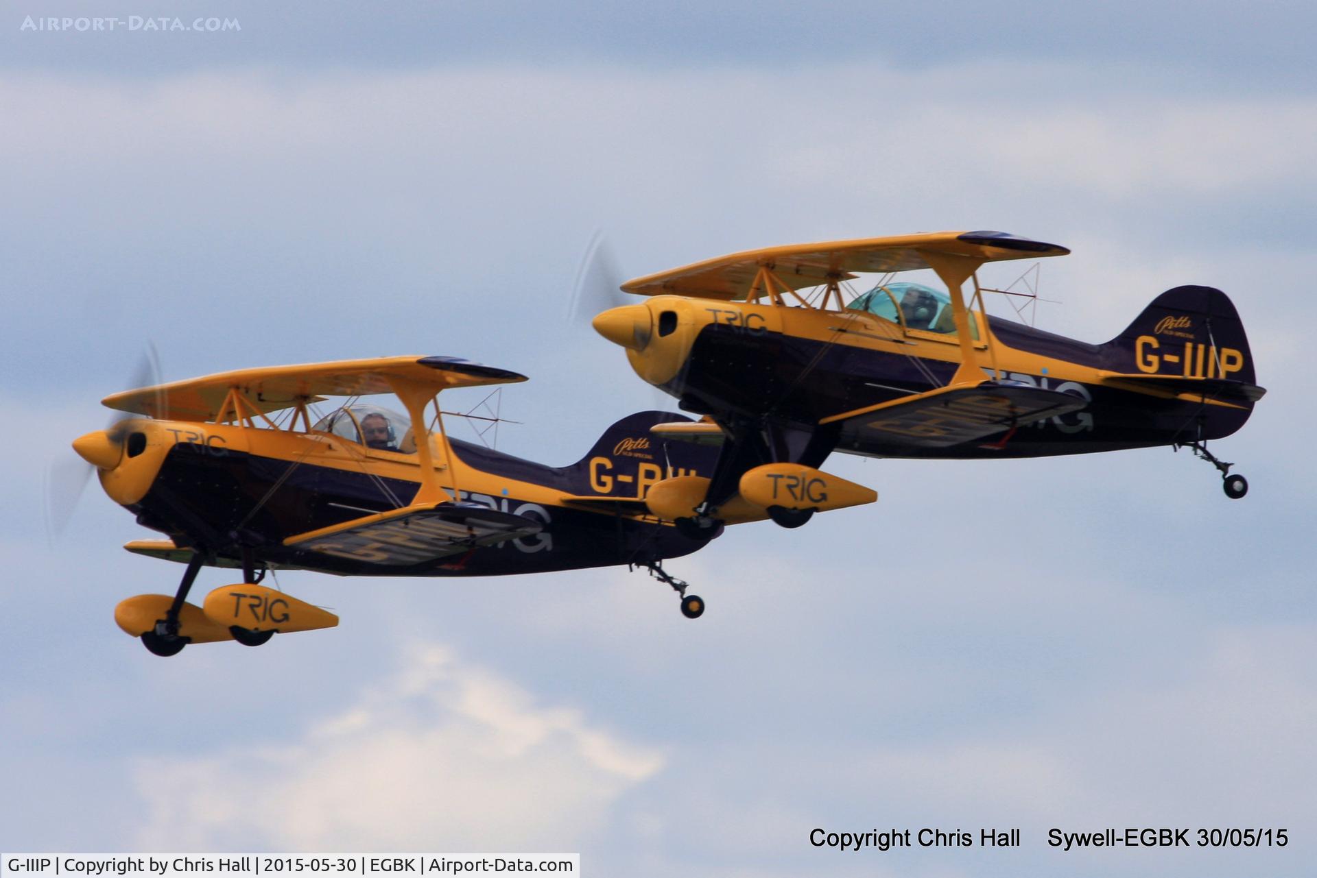 G-IIIP, 1984 Pitts S-1D Special C/N PFA 009-10195, at Aeroexpo 2015