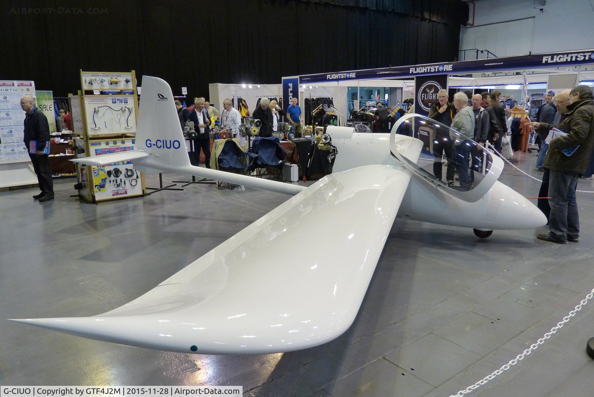 G-CIUO, 2015 Ekolot KR-010 Elf C/N 01-01-08, G-CIUO  exhibited at the Flyer Live Show, Telford International Centre 28.11.15