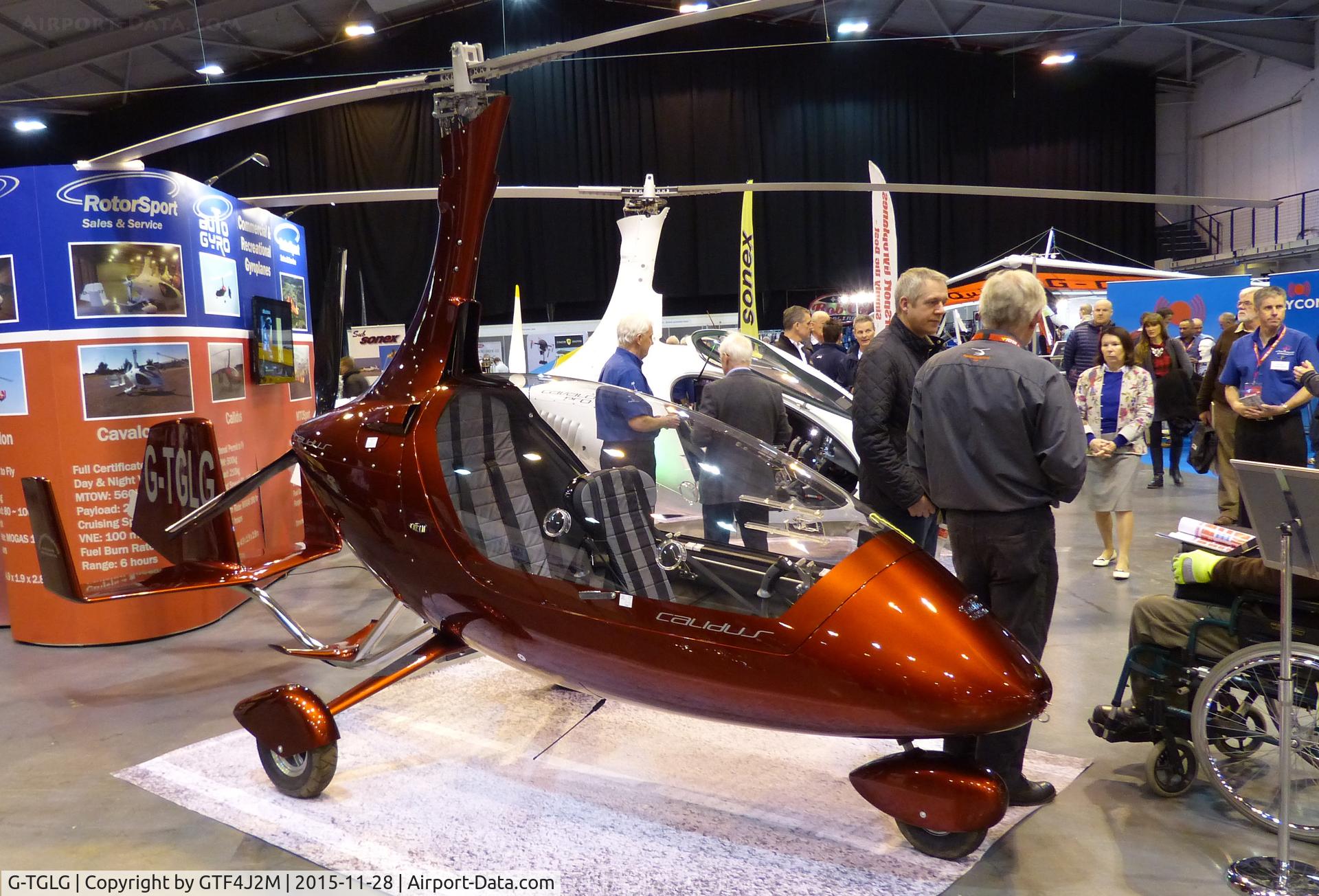 G-TGLG, 2015 Rotorsport UK Calidus C/N RSUK/CALS/028, G-TGLG  exhibited at the Flyer Live Show, Telford International Centre 28.11.15