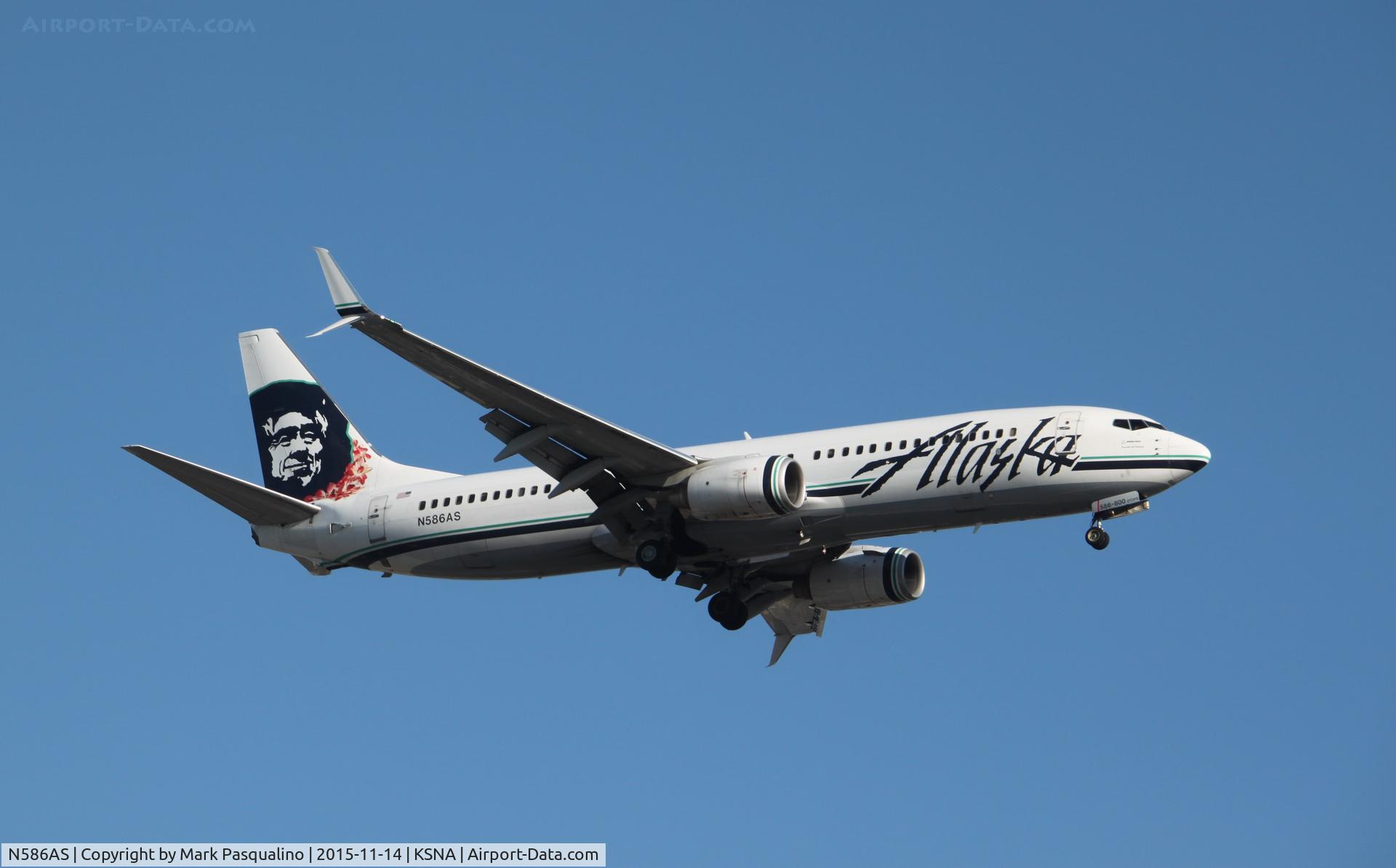 N586AS, 2007 Boeing 737-890 C/N 35189, Boeing 737-800