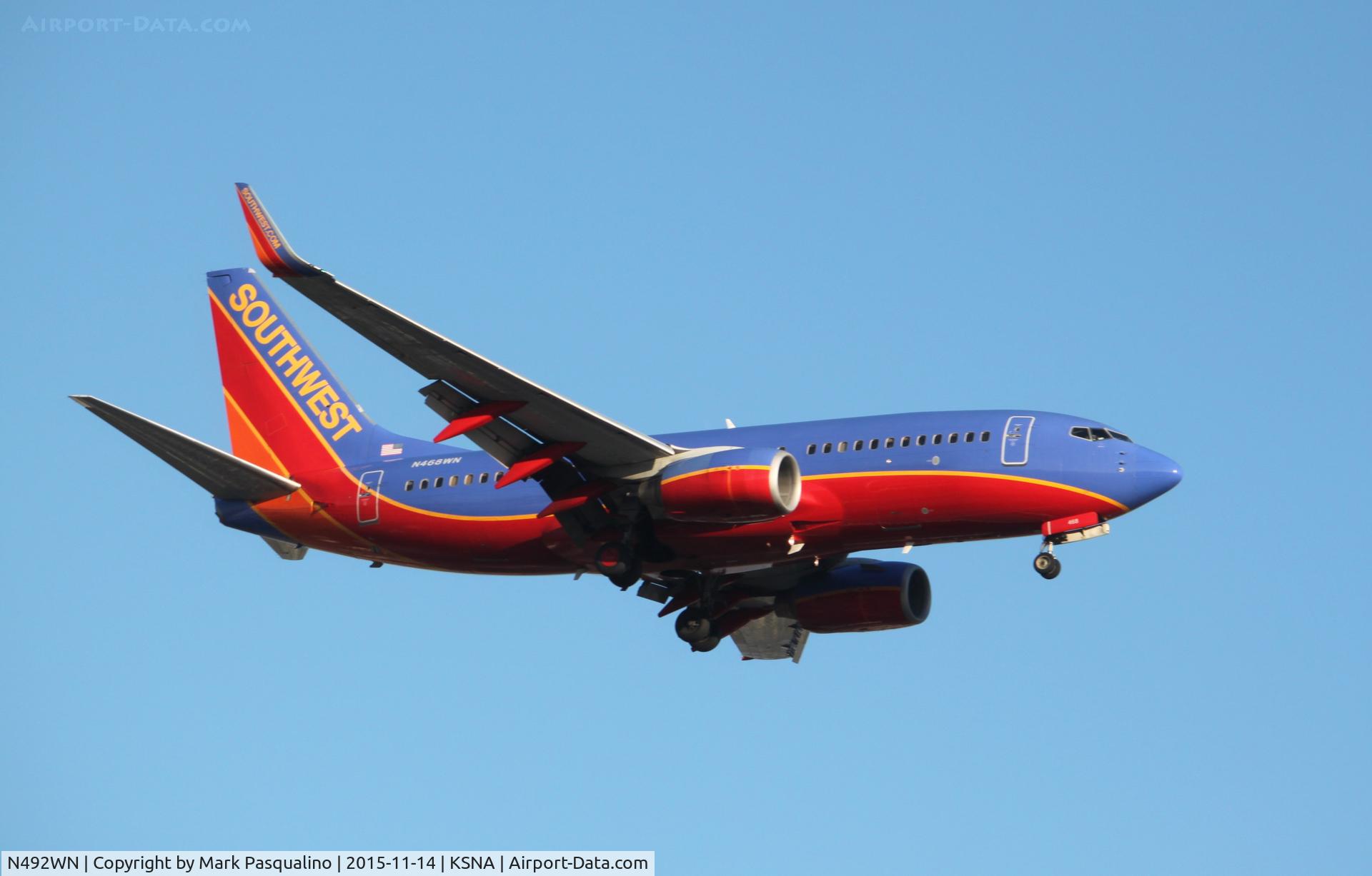 N492WN, 2004 Boeing 737-7H4 C/N 33866, Boeing 737-700