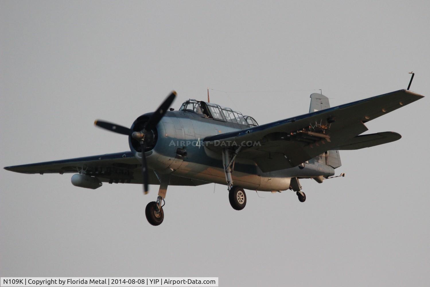 N109K, 1945 Grumman TBM-3 Avenger C/N 3800, TBM-3 Avenger
