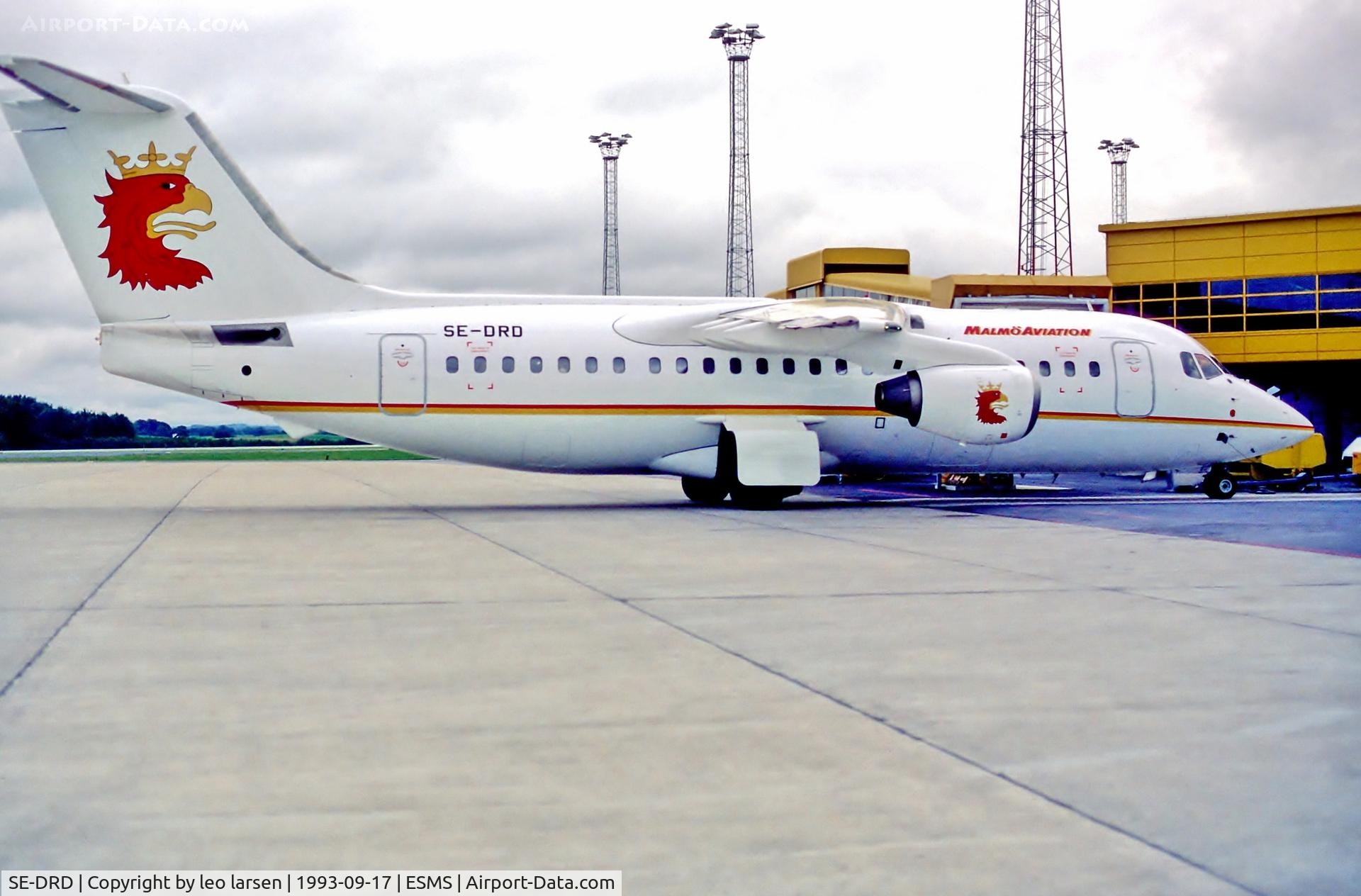 SE-DRD, 1987 British Aerospace BAe.146-200 C/N E2094, Malmoe 17.9.93