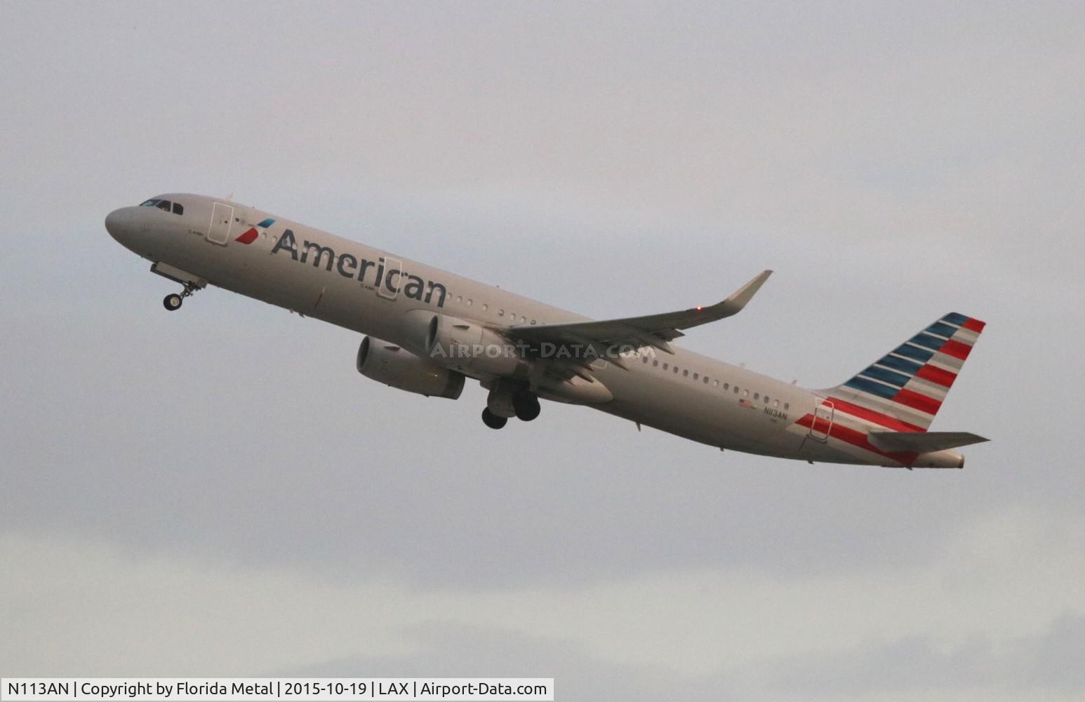 N113AN, 2014 Airbus A321-231 C/N 6020, American