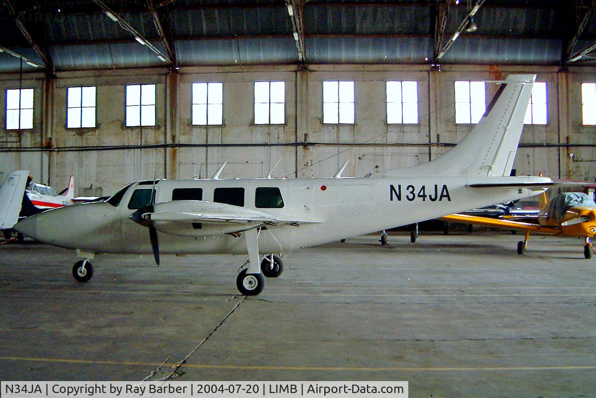 N34JA, 1979 Piper Aerostar 600 C/N 6005867961189, Piper PA-60-600 Aerostar [60-0586-7961189] Milan-Bresso~I 20/07/2004