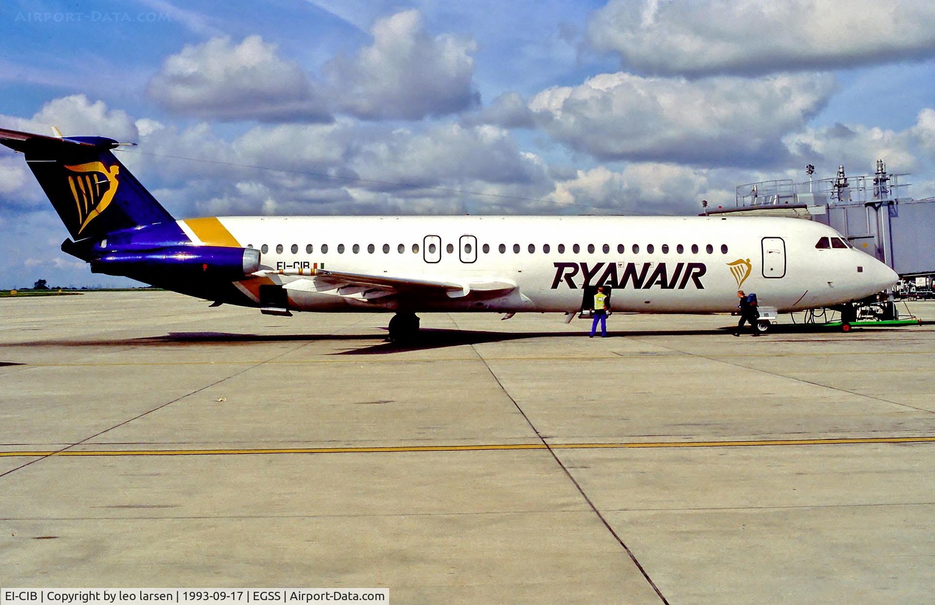 EI-CIB, 1969 BAC 111-501EX One-Eleven C/N BAC.191, Stanstedt 17.9.93
