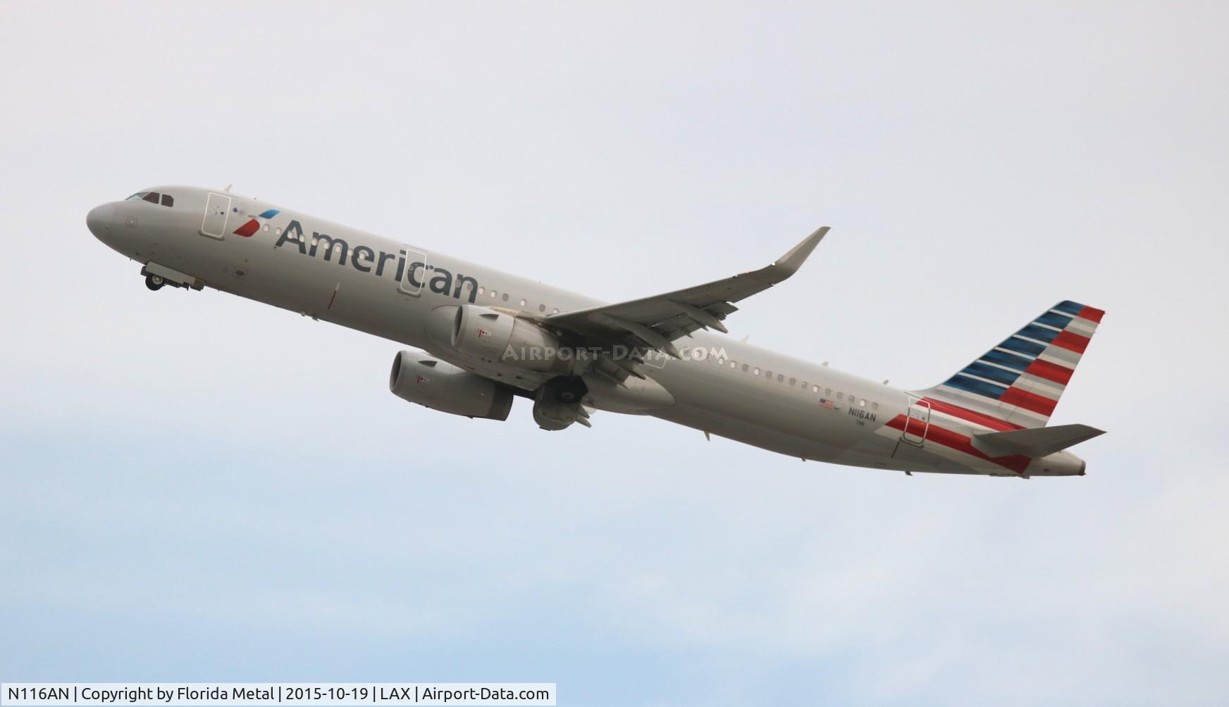 N116AN, 2014 Airbus A321-231 C/N 6070, American