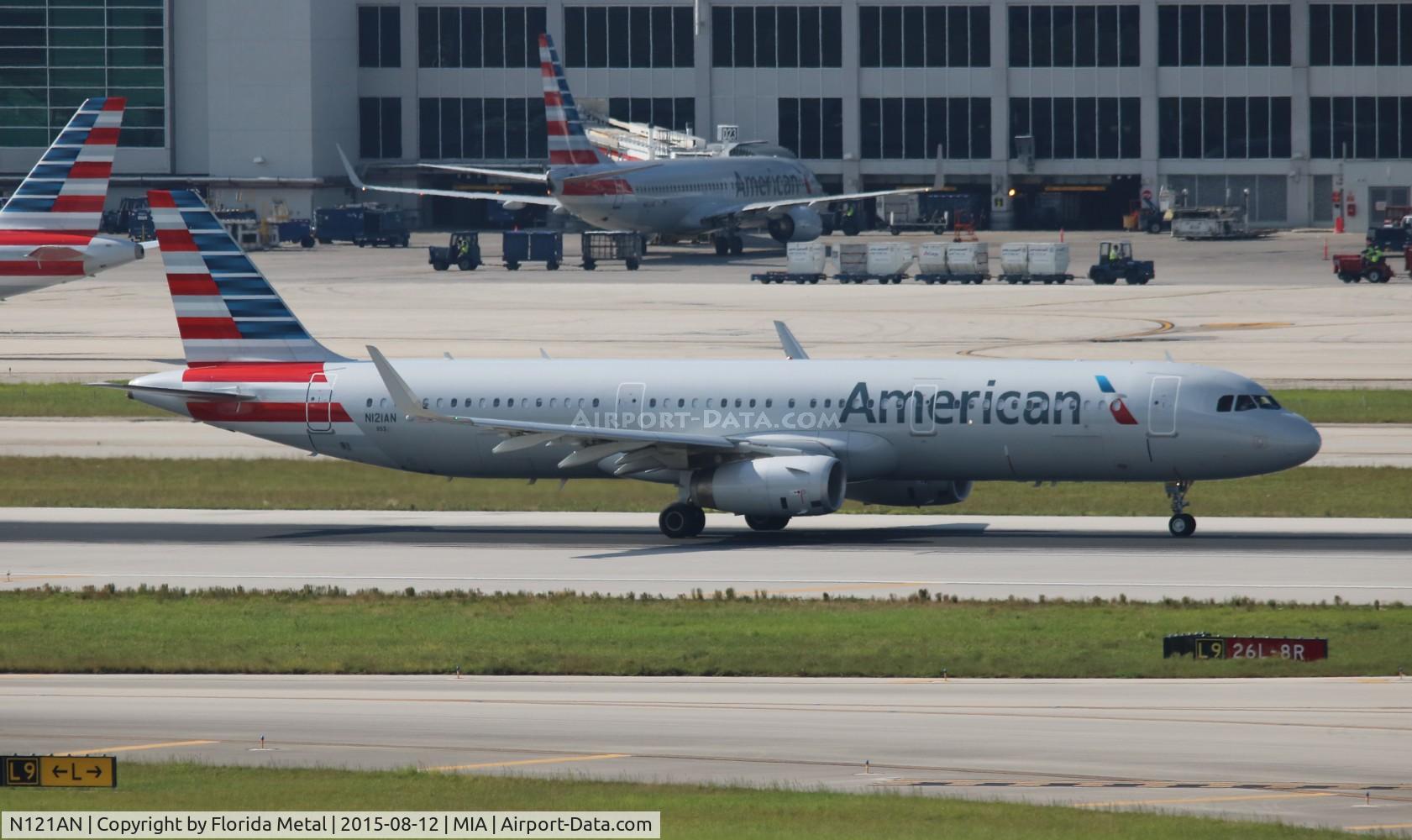 N121AN, 2014 Airbus A321-231 C/N 6238, American