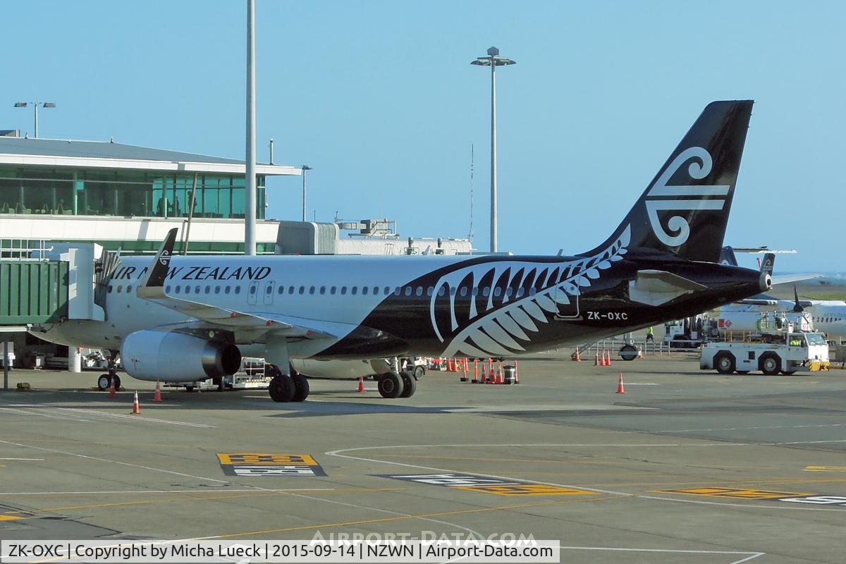 ZK-OXC, 2013 Airbus A320-232 C/N 5847, At Wellington