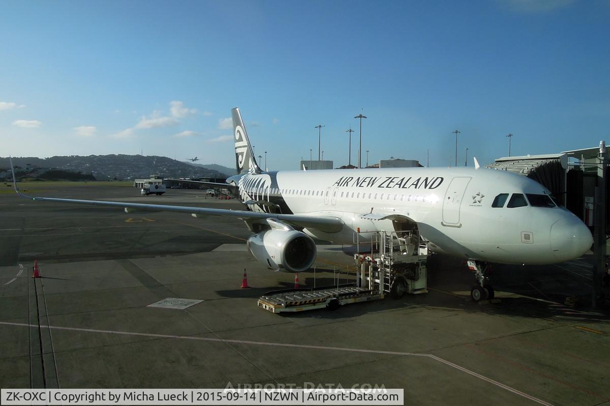 ZK-OXC, 2013 Airbus A320-232 C/N 5847, At Wellington