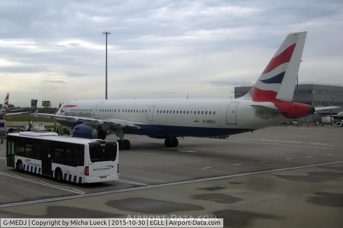 G-MEDJ, 2004 Airbus A321-231 C/N 2190, At Heathrow