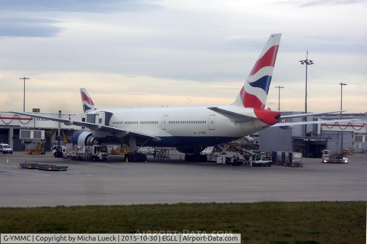 G-YMMC, 2000 Boeing 777-236 C/N 30304, At Heathrow