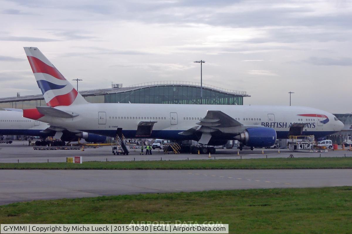 G-YMMI, 2000 Boeing 777-236 C/N 30310, At Heathrow