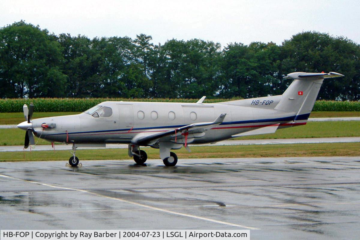 HB-FOP, 1999 Pilatus PC-12/45 C/N 291, Pilatus PC-12/45 [291] Lausanne-Blecherette~HB 23/07/2004