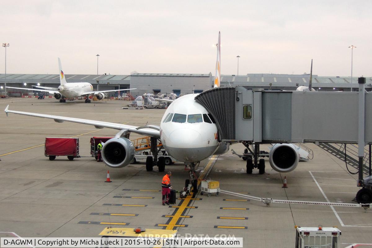 D-AGWM, 2009 Airbus A319-132 C/N 3839, At Stansted