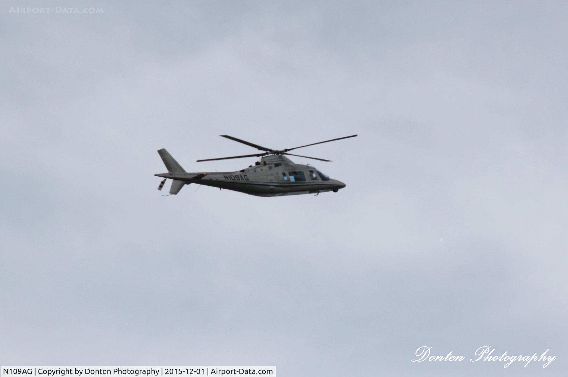 N109AG, 1984 Agusta A109A II C/N 7260, AgustaWestland AW109 (N109AG) flies over Sarasota