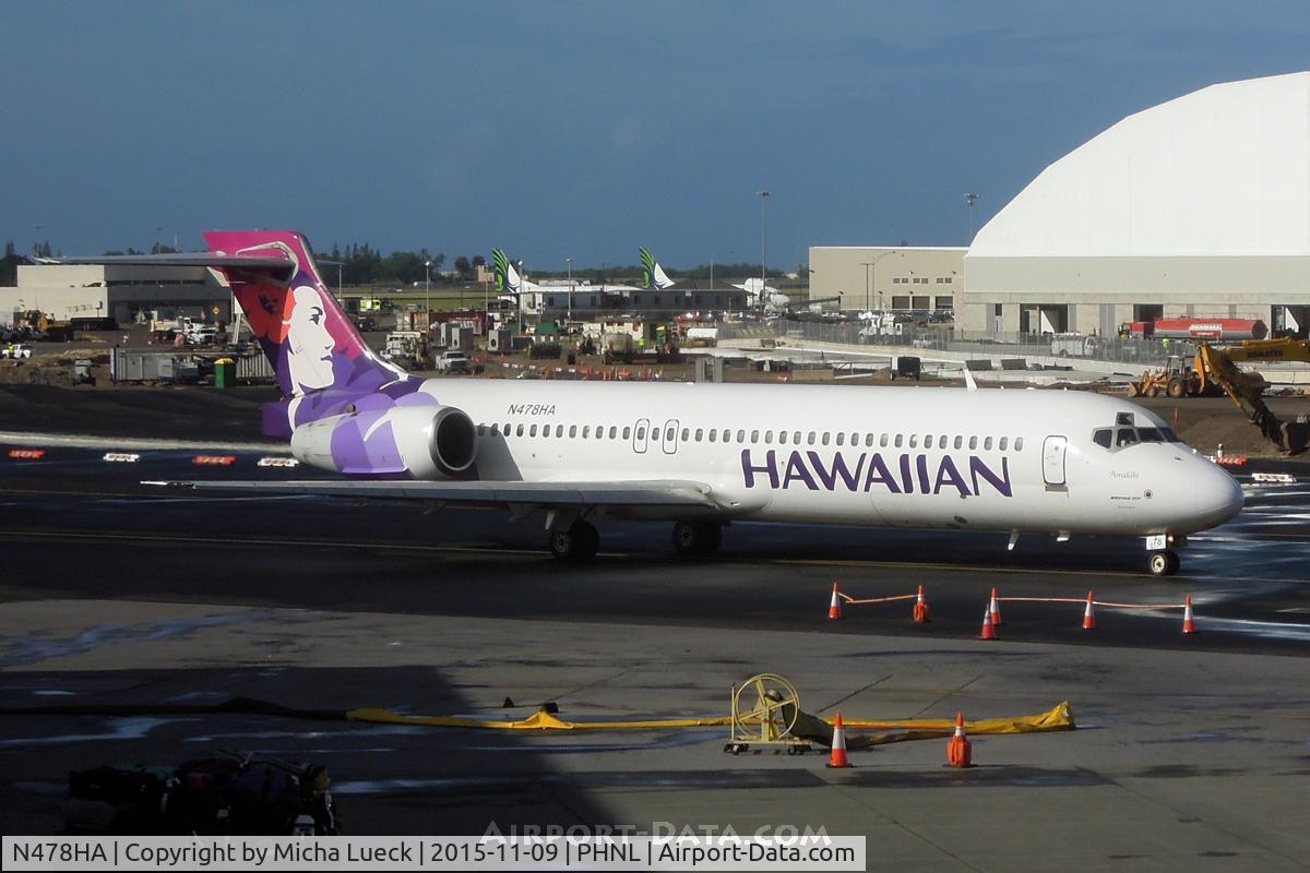 N478HA, 2001 Boeing 717-22A C/N 55123, At Honolulu