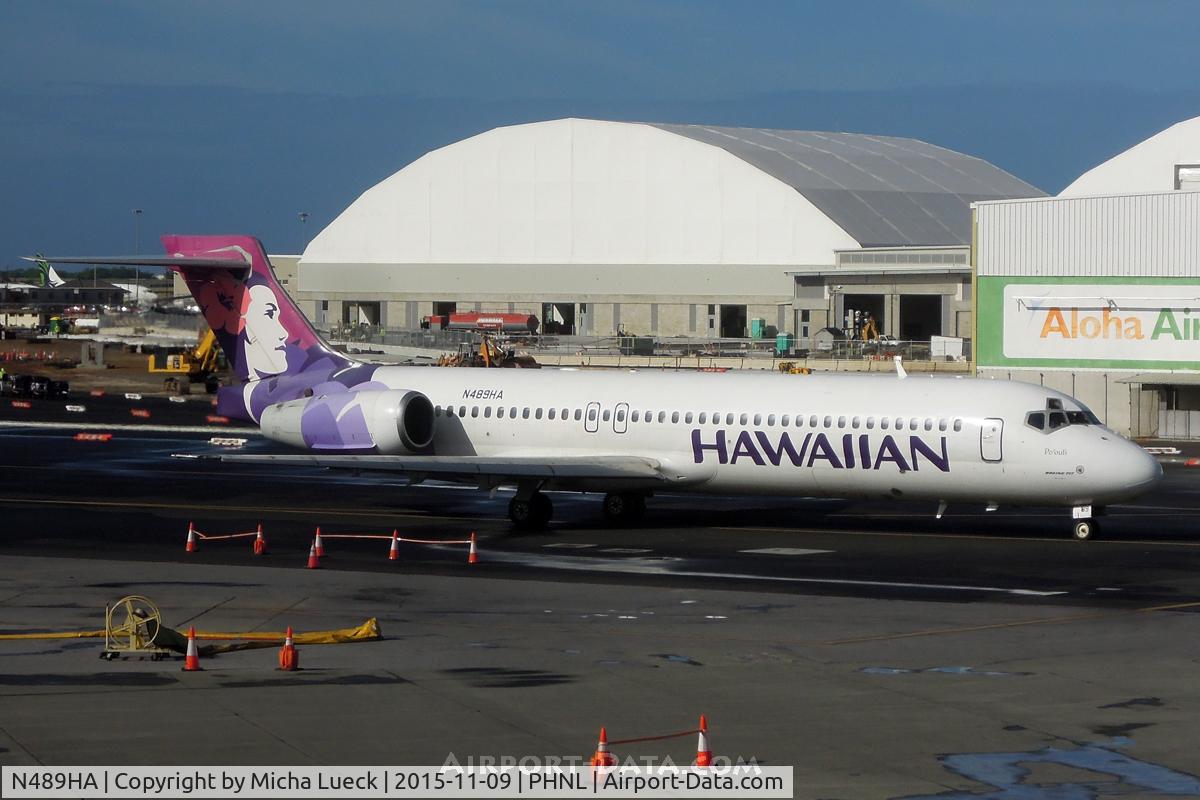 N489HA, 1998 Boeing 717-200 C/N 55002, At Honolulu