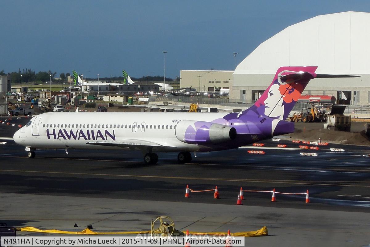 N491HA, 2003 Boeing 717-200 C/N 55175, At Honolulu